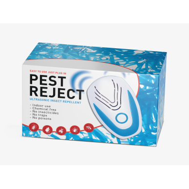 Pest Reject - Repellente per insetti e roditori ad ultrasuoni